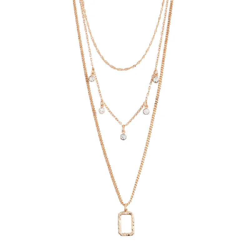 Olive Layered Necklace